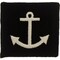 Eagle Emblems Patch-US Navy, Anchor (Black/White) (2-3/4")
